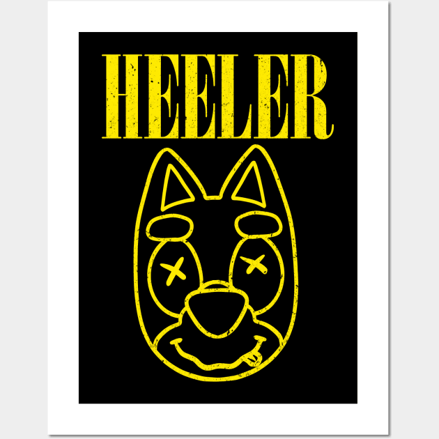 Blue heeler band Wall Art by reintdale